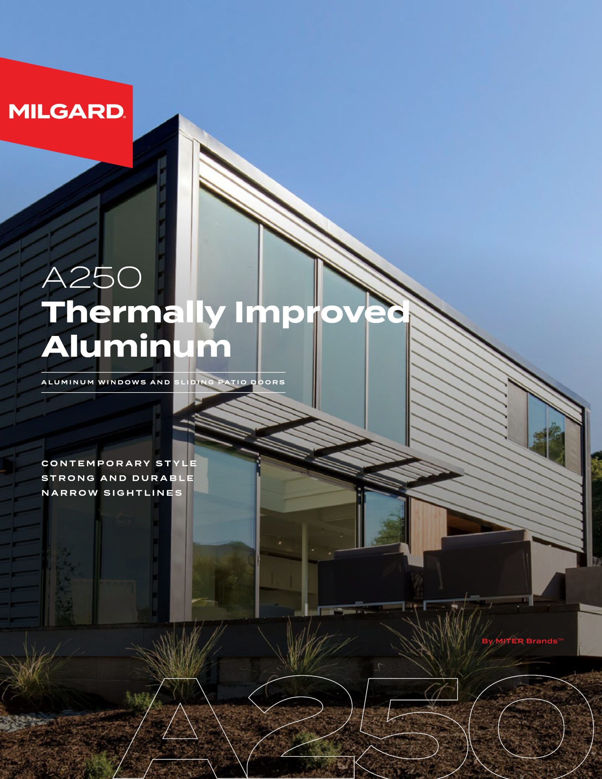 Thermally improved aluminum window showcasing insulation performance and sleek modern styling