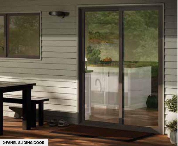Milgard Trinsic doors offer contemporary styling, smooth movement, and durable construction