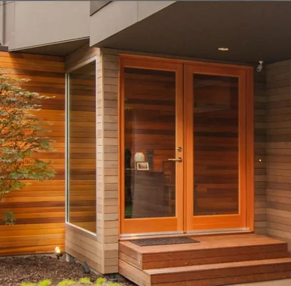 Premium Wood LaCantina swinging doors offering classic elegance and handcrafted appeal